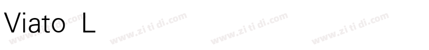 Viato Light字体转换
